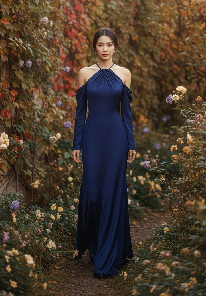 Morilee Bridesmaid 3030036 Luxe Satin Halter Neck Dress