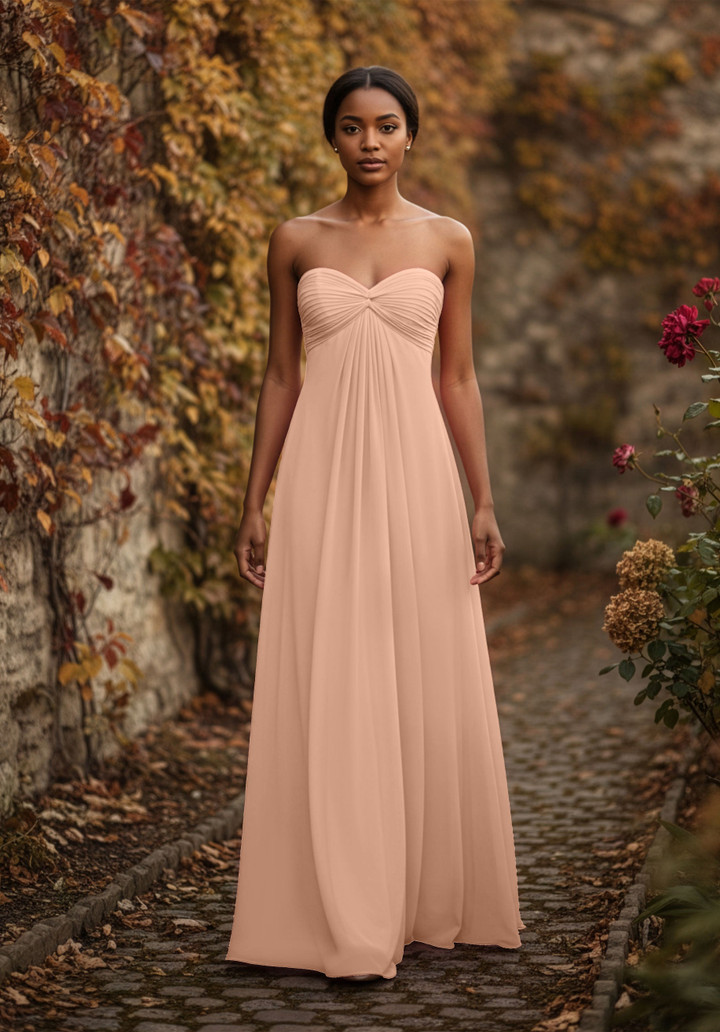 Morilee Bridesmaid 3030038 Chiffon Sweetheart Neck Dress