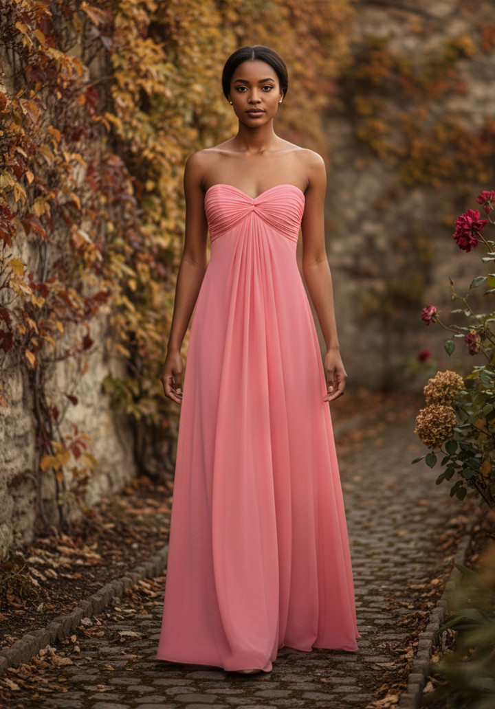 Morilee Bridesmaid 3030038 Chiffon Sweetheart Neck Dress