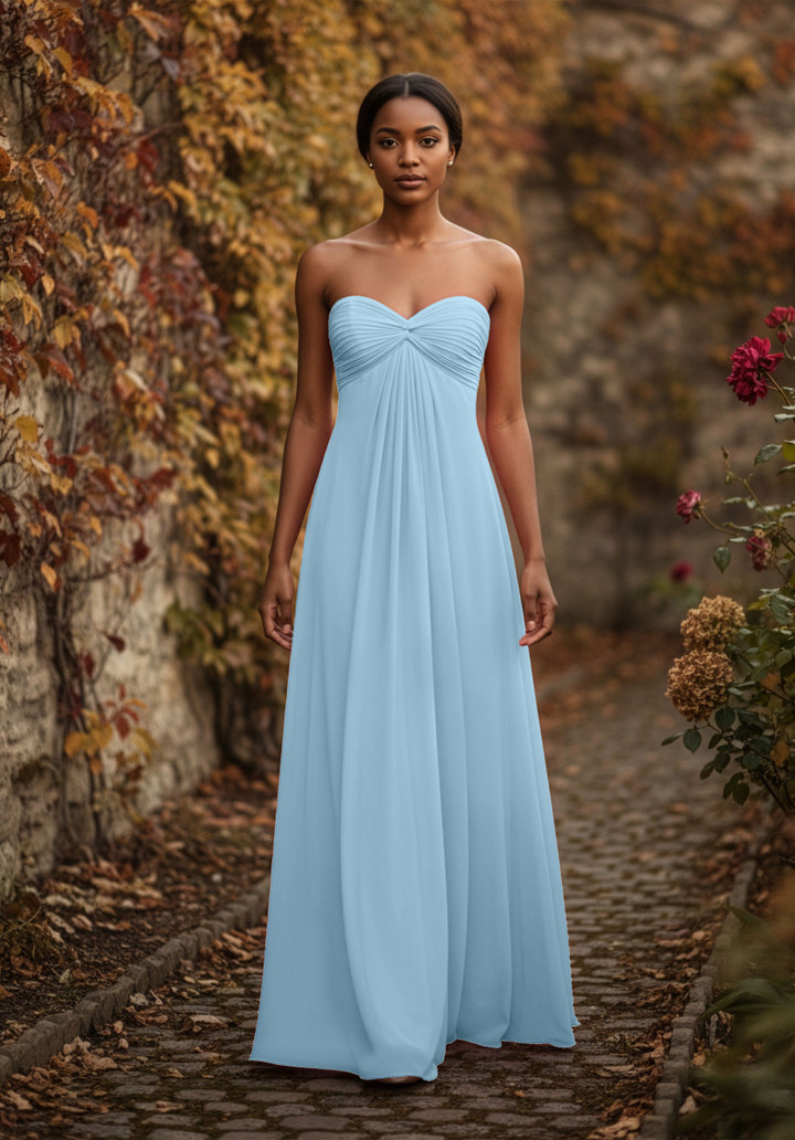 Morilee Bridesmaid 3030038 Chiffon Sweetheart Neck Dress