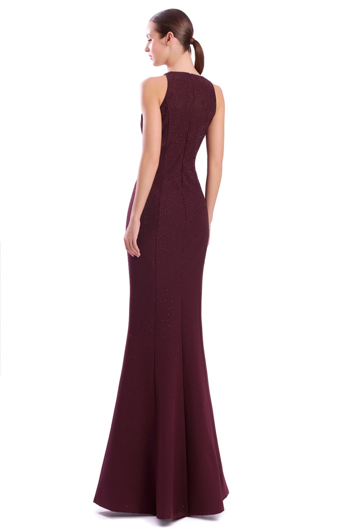 Alexander by Daymor 3317F26 Stones Embellished Halter Gown