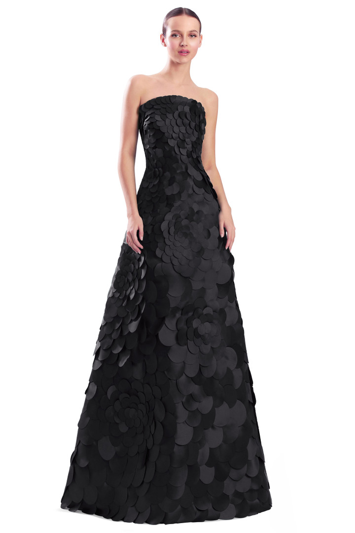 Alexander by Daymor 3329F26 3D Petals Strapless Ballgown
