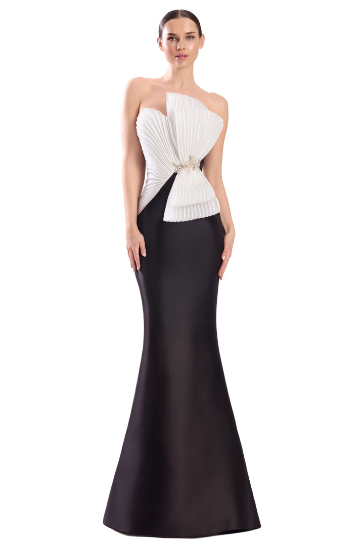 Alexander by Daymor 3351F26 Oversized Bow Strapless Gown