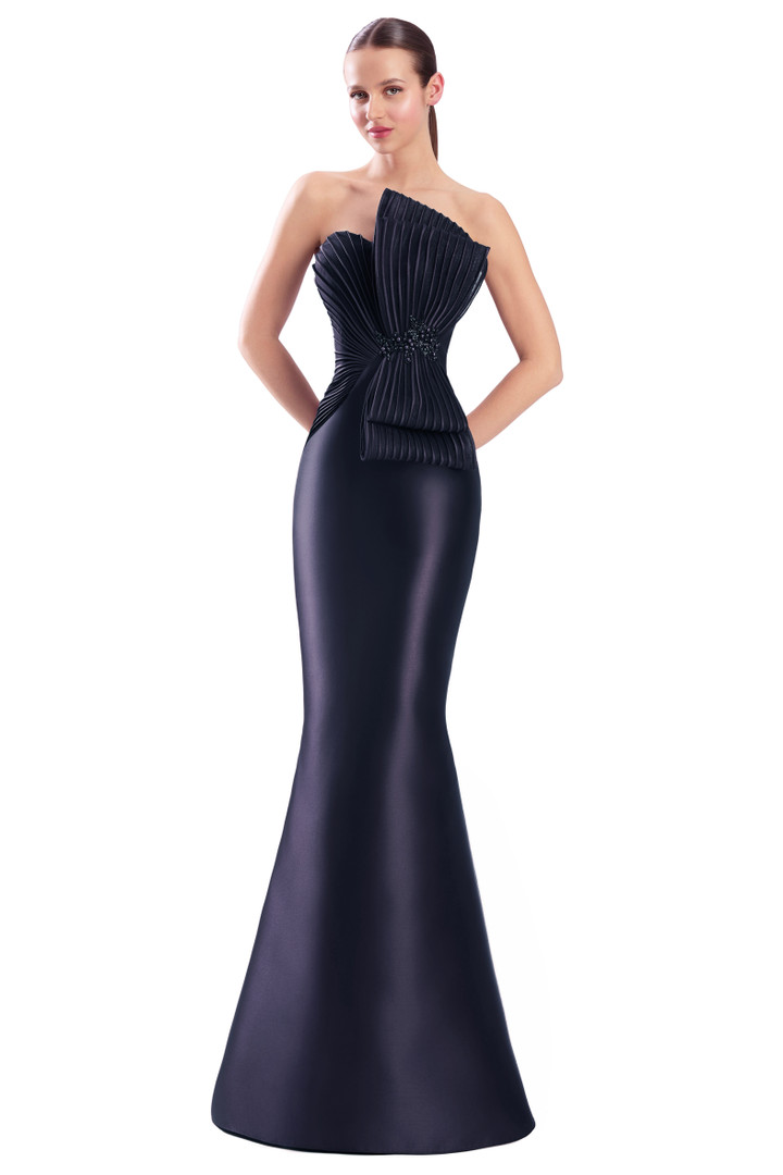 Alexander by Daymor 3351F26 Oversized Bow Strapless Gown