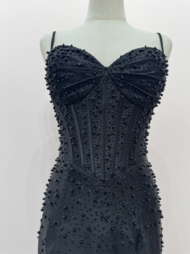 Nox Anabel Y7000 Embellished Corset Sweetheart Mini Dress