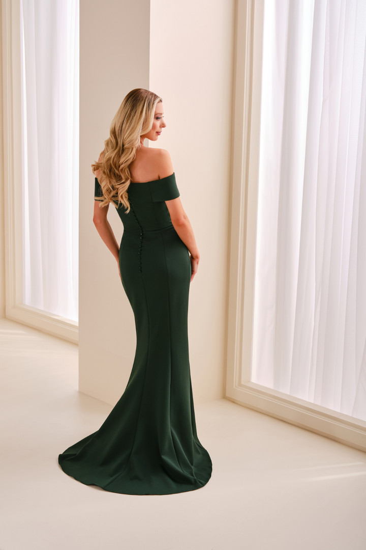 Cameron Blake by Mon Cheri CB442 Stretch Crepe Evening Gown