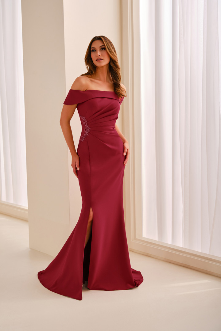 Cameron Blake by Mon Cheri CB442 Stretch Crepe Evening Gown