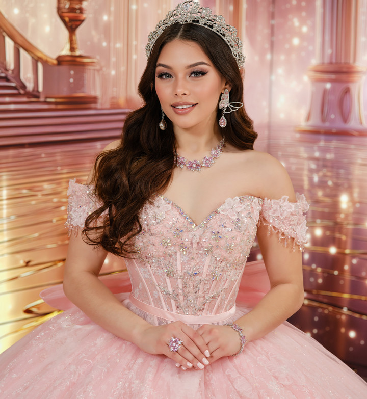 Princesa by Ariana Vara PR30243 Satin Off-Shoulder Ball Gown