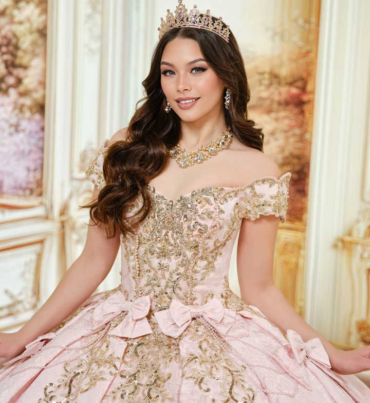 Princesa by Ariana Vara PR30244 Lace Off-Shoulder Ball Gown
