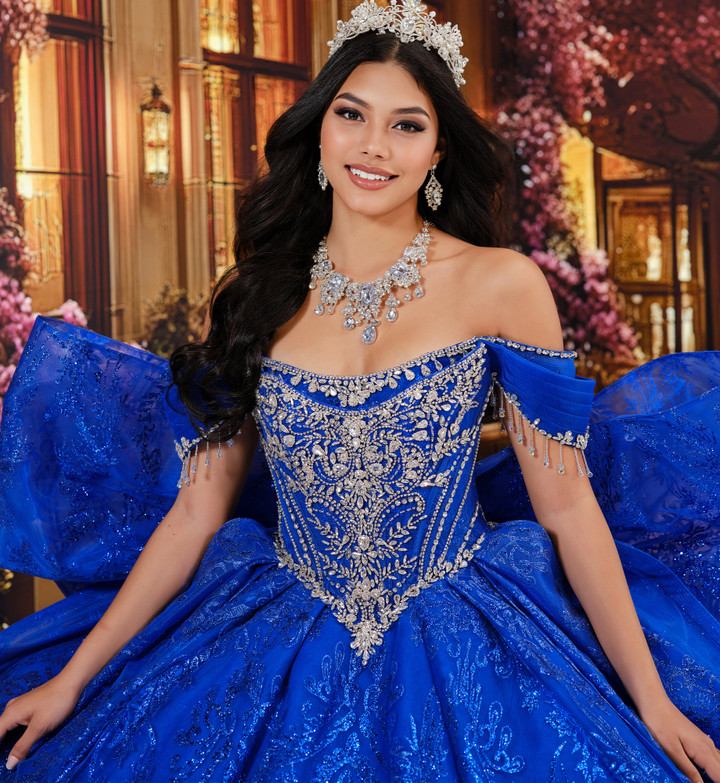 Princesa by Ariana Vara PR30245 Tulle Off-Shoulder Ball Gown