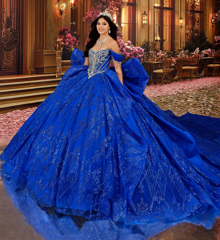 Princesa by Ariana Vara PR30245 Tulle Off-Shoulder Ball Gown