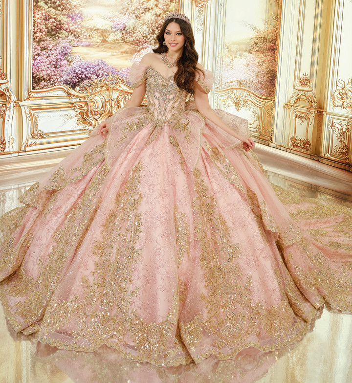 Princesa by Ariana Vara PR30246 Tulle Off-Shoulder Ball Gown