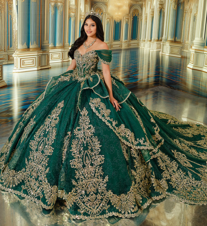 Princesa by Ariana Vara PR30246 Tulle Off-Shoulder Ball Gown