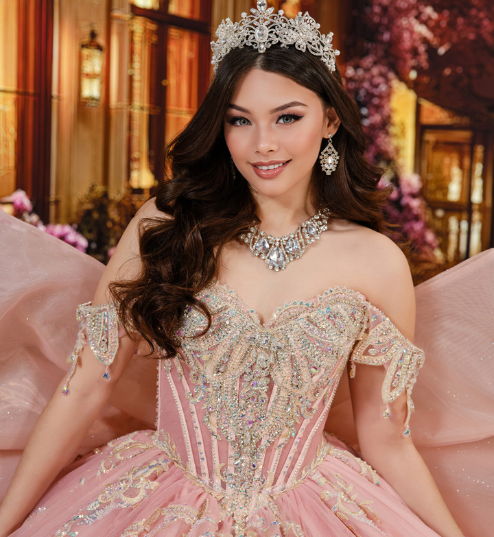 Princesa by Ariana Vara PR30248 Satin Off-Shoulder Ball Gown