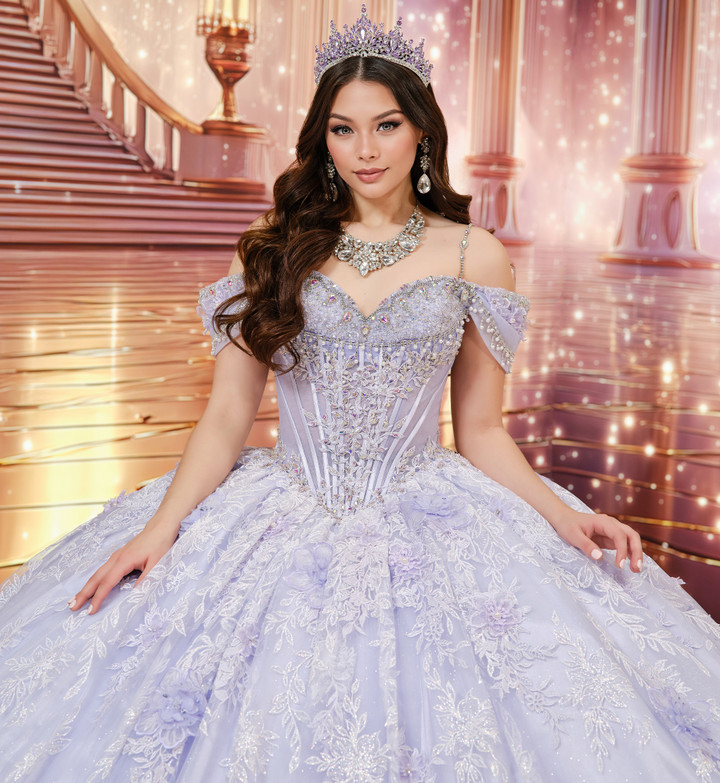 Princesa by Ariana Vara PR30249 Tulle Off-Shoulder Ball Gown