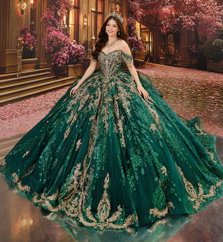 Princesa by Ariana Vara PR30251 Tulle Off-Shoulder Ball Gown