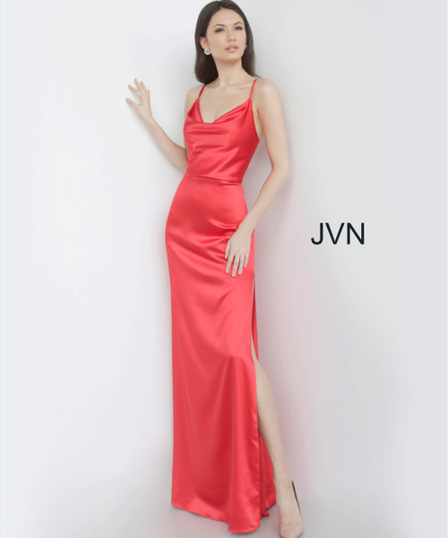 jvn red dress JVN by Jovani JVN08478