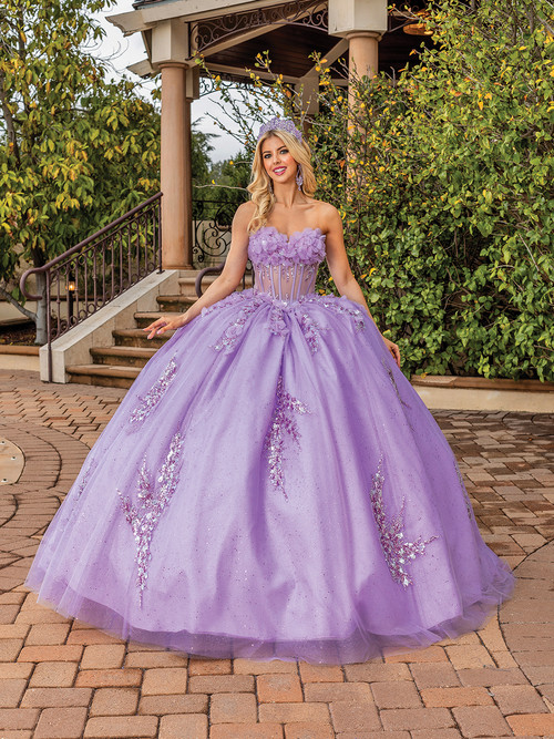 Dancing Queen 1813 Sweetheart Neck Strapless Long Dress