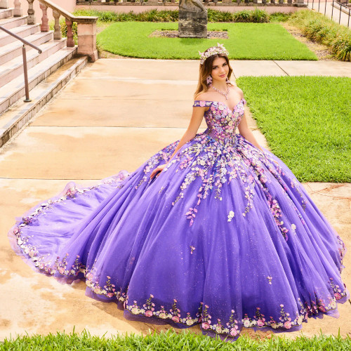Shop Princesa by Ariana Vara PR30155 Sequins Off Shoulder Gown