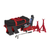 Low Entry Short Chassis Trolley Jack & Accessories Bag Combo, 2 Tonne - Red