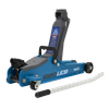 Low Profile Short Chassis Trolley Jack  2 Tonne & Accessories Bag Combo - Blue