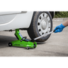 Short Chassis Trolley Jack with Storage Case 2 Tonne - Green