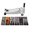 Low Profile Custom Design Trolley Jack with Rocket Lift 2 Tonne - White
