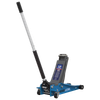 Low Profile Trolley Jack with Rocket Lift 2.25 Tonne - Blue