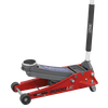 Low Profile Trolley Jack with Rocket Lift 3 Tonne - Red
