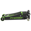 Premier Low Profile Trolley Jack with Rocket Lift 4 Tonne - Green