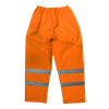 Worksafe® Hi-Vis Orange Waterproof Trousers - X-Large
