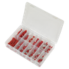 Crimp Terminal Assortment 260pc - Red