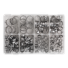 Stainless Steel O-Clip Single Ear Assortment 160pc