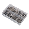 Stainless Steel O-Clip Single Ear Assortment 160pc