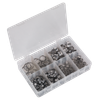 Stainless Steel O-Clip Single Ear Assortment 160pc