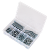 High Tensile Setscrew, Nut & Washer Assortment M8 220pc
