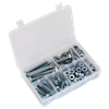 High Tensile Setscrew, Nut & Washer Assortment M10 150pc