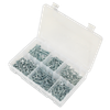 Zinc Plated Self-Tapping Countersunk Pozi Screw Assortment 510pc - DIN 7982