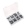 Black Anodised Rivet Assortment 200pc
