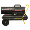 Dual Voltage Kerosene/Diesel Space Warmer® Heater with Wheels 50,000Btu/hr
