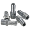 PCL Screwed Tailpiece Male 1/4"BSPT - 3/8" Hose - Pack of 5