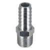 PCL Screwed Tailpiece Male 1/4"BSPT - 3/8" Hose - Pack of 5
