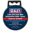 27A Thick Wall Automotive Cable 2.5m - Green