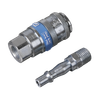 PCL Air Tool Coupling Kit 1/4"BSPT 2pc