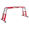 Aluminium 4-Way Multipurpose Adjustable-Height Ladder - EN 131