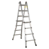 Aluminium 4-Way Telescopic Adjustable-Height Ladder - EN 131