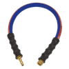 Air Leader Hose with Tailpiece & 1/4"BSP Union 600mm x 8mm