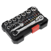 Premier Socket & Colour-Coded Bit Set 1/4"Sq Drive 31pc