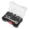 Premier Socket & Colour-Coded Bit Set 1/4"Sq Drive 31pc