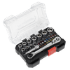 Premier Socket & Colour-Coded Bit Set 1/4"Sq Drive 31pc
